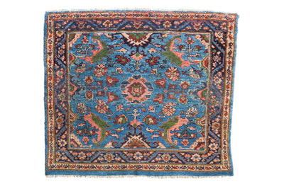 3x3.5 Vintage Fine Engelas Square Rug by Old New House® - main product image for Resin Society