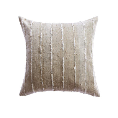 Striped Raw Silk Pillow by Homelosophy