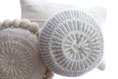 Boho Pom Pom Pillow by Homelosophy