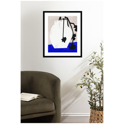 Abstract Blossoms by Little Dean Framed Wall Art Print