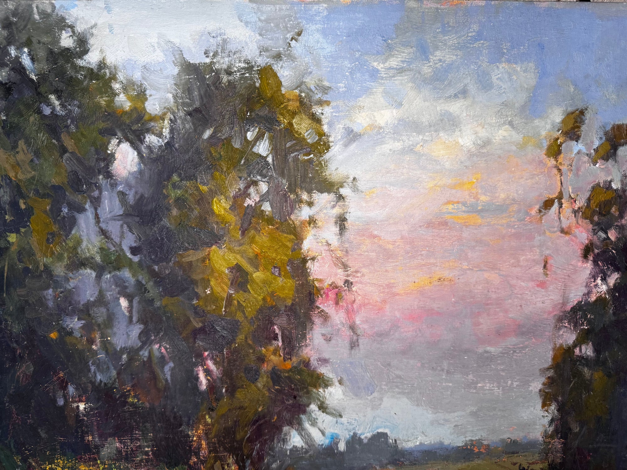Forty Three, 16x20 inch plein air painting on board by John Beard Collection