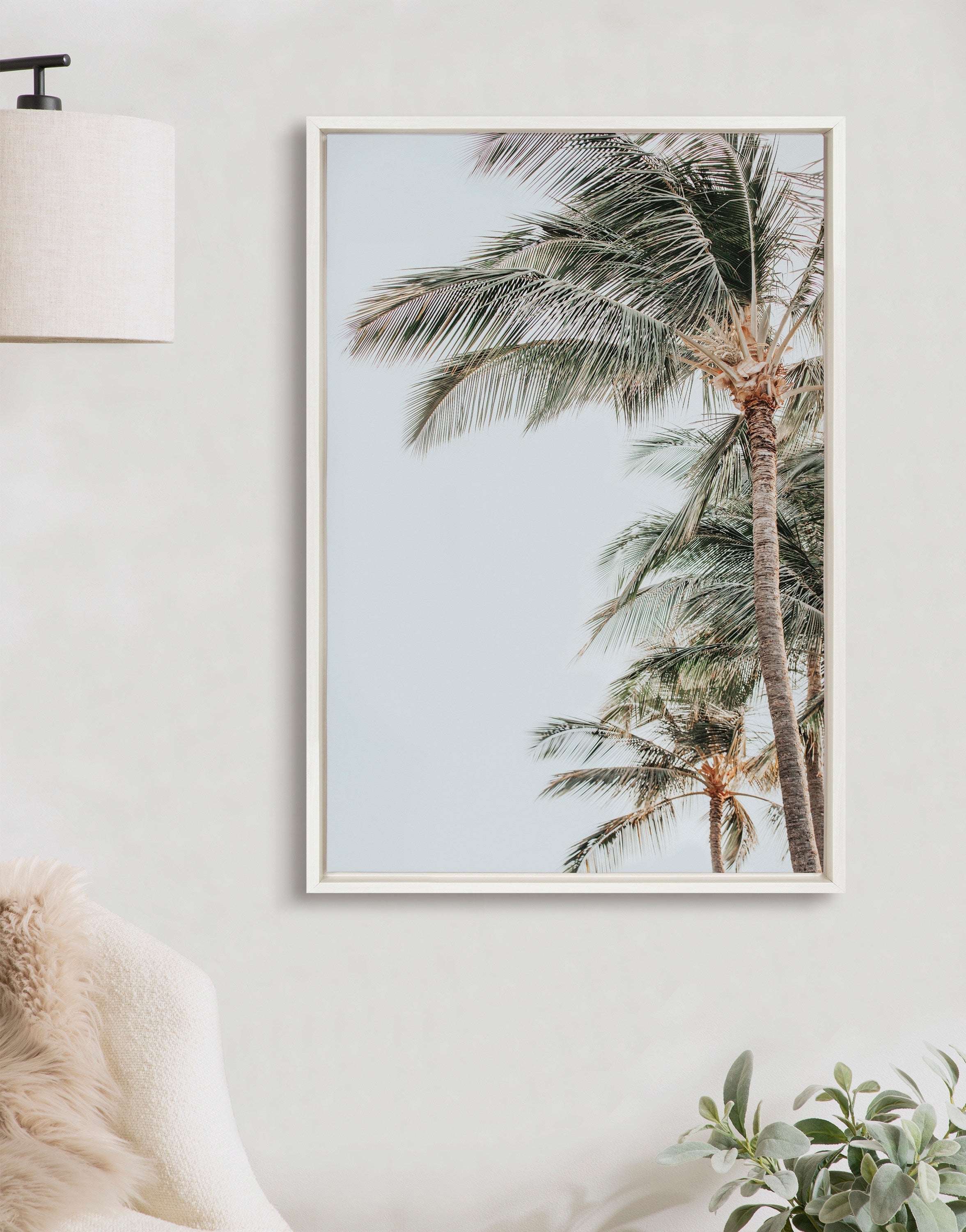 Sylvie Palm Trees Framed Canvas by Alicia Abla by kateandlaurel - product image 7 for Resin Society