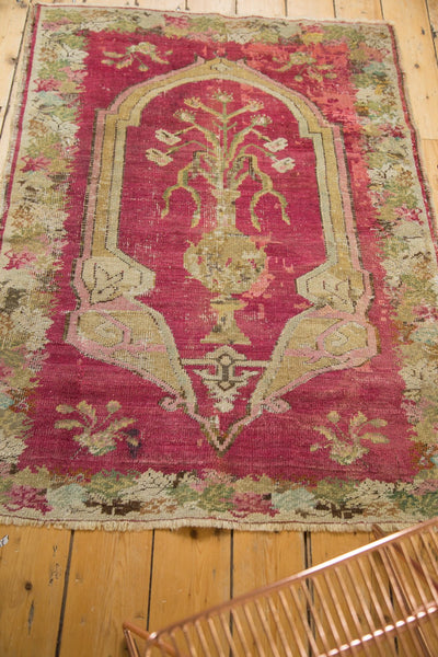 3.5x4.5 Antique Karabagh Square Rug by Old New House® - product image 7 for Resin Society