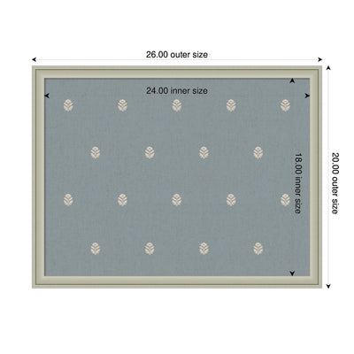 Pinboard Blue Botanical Block Print