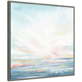 Sylvie Heavenly framed canvas artwork by Julie Maida showing a landscape scene in a modern frame