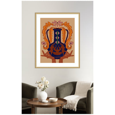 Vessel Collection Blossom by Arty Guava Framed Wall Art Print