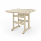 SoPoly 44 inch Savannah Square Counter Table in outdoor setting