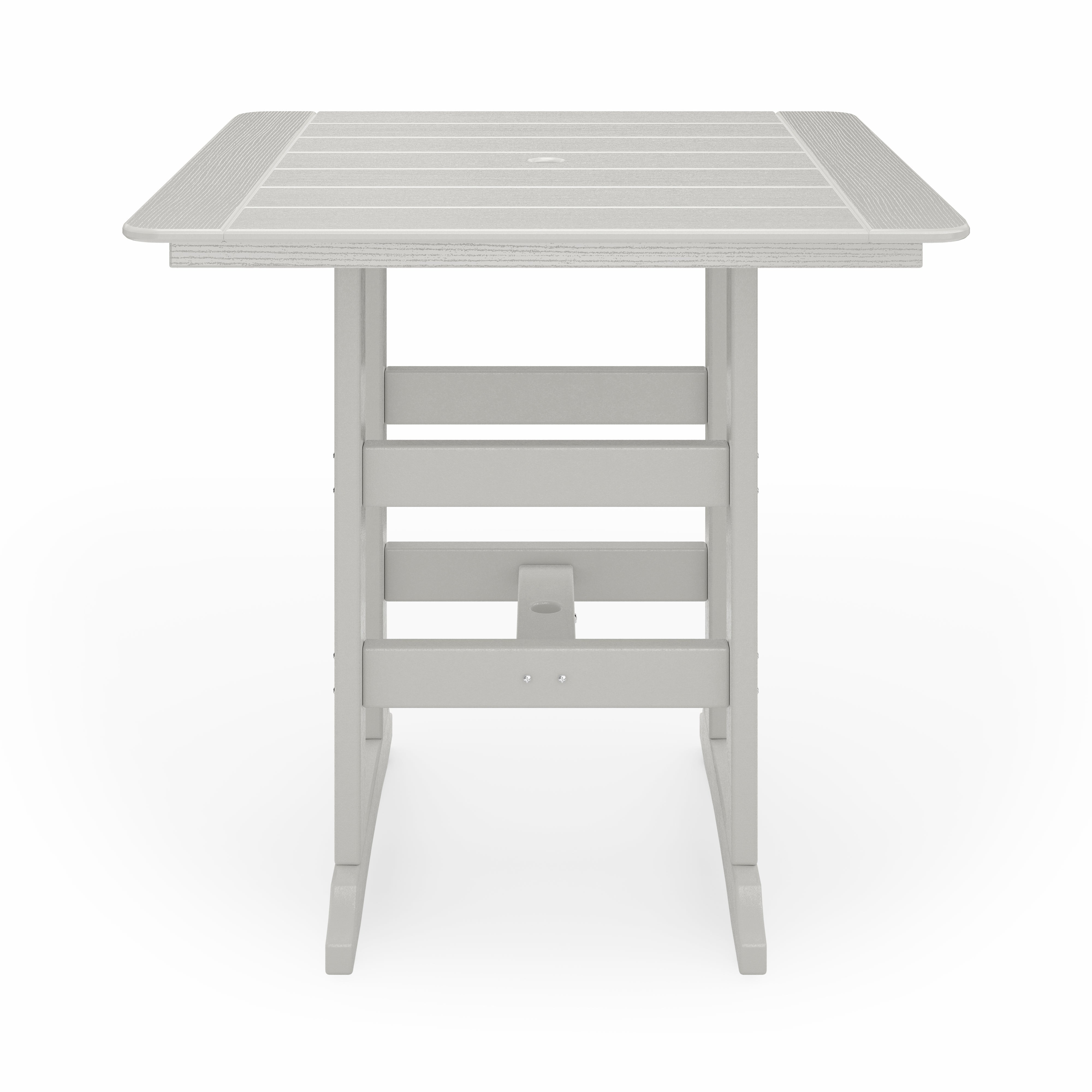 SoPoly 44 inch Savannah Square Bar Table in outdoor setting