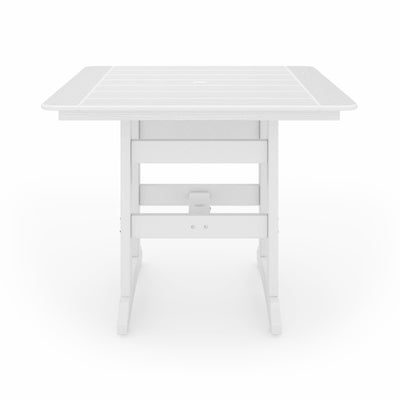SoPoly 44 inch Savannah Square Counter Table in outdoor setting