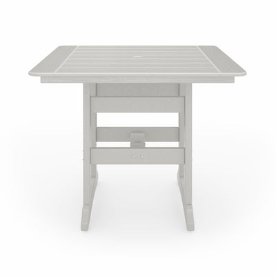 SoPoly 44 inch Savannah Square Counter Table in outdoor setting