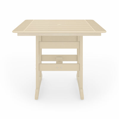 SoPoly 44 inch Savannah Square Counter Table in outdoor setting