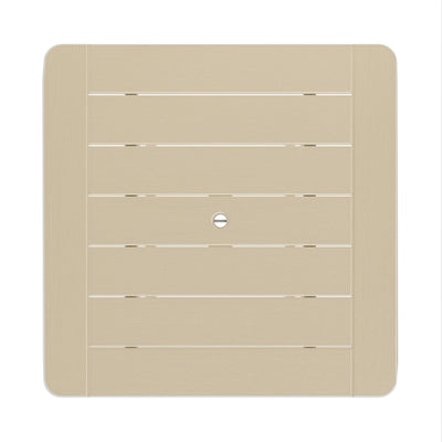 SoPoly 44 inch Savannah Square Counter Table in outdoor setting