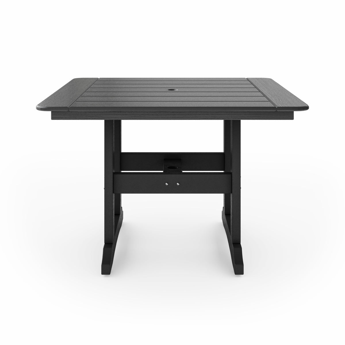 SoPoly 44 inch Savannah Square Dining Table in outdoor setting