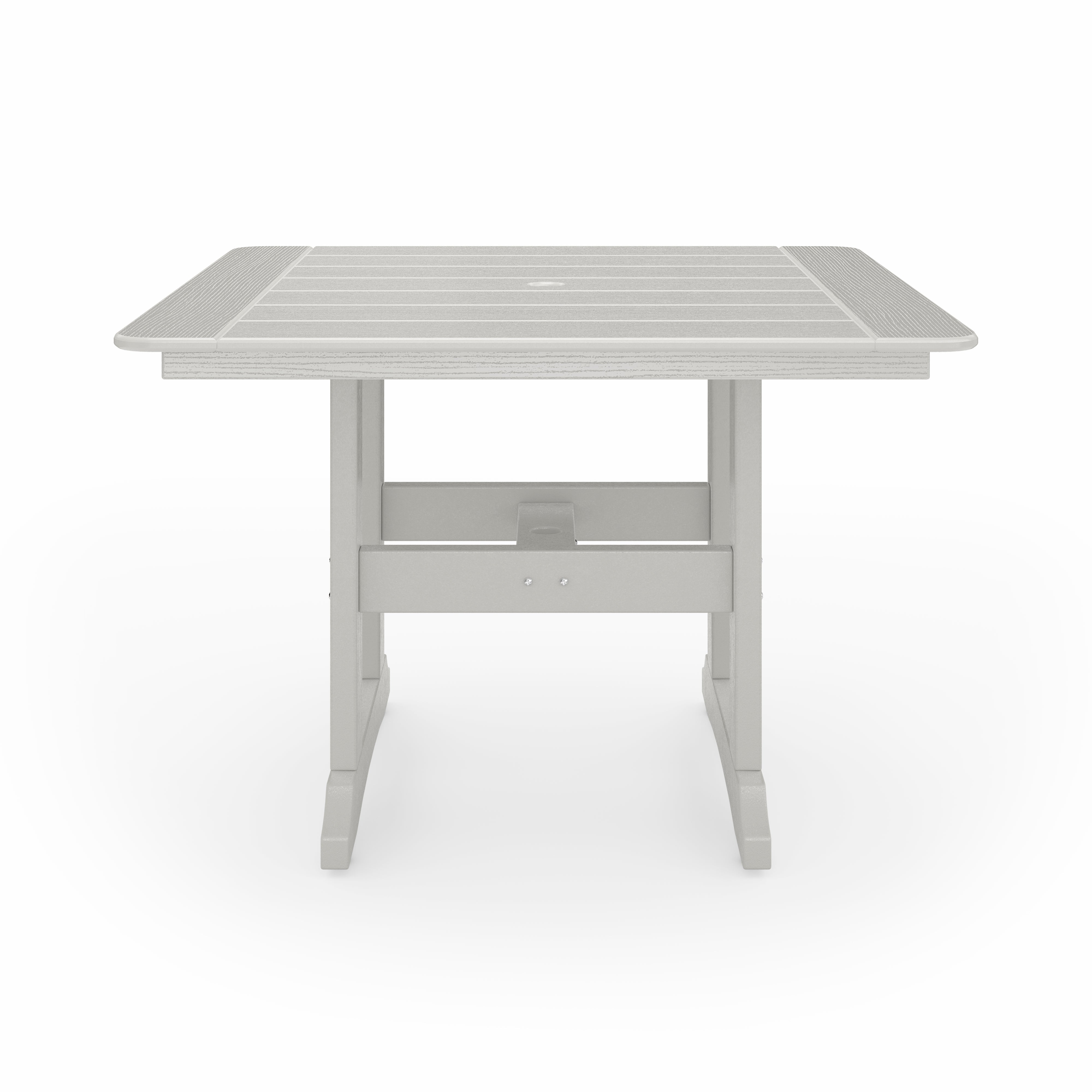 SoPoly 44 inch Savannah Square Dining Table in outdoor setting