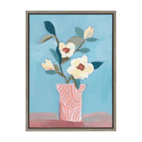 Sylvie Magnolia Blooms Framed Canvas by kateandlaurel - product image 8 for Resin Society