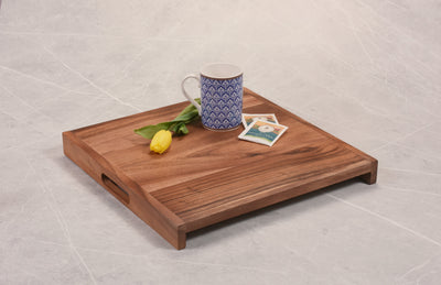 Serving Tray - Square - Solid Bottom by Kalmar Home - main product image for Resin Society