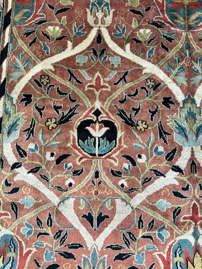 William Morris Hand-Knotted Wool Luxury Handmade Rug - 7'10" x 9'10" by Rugistan - product image 5 for Resin Society