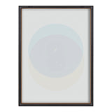 Blake Colorful Records Blue Yellow Framed Printed Glass by kateandlaurel - product image 4 for Resin Society