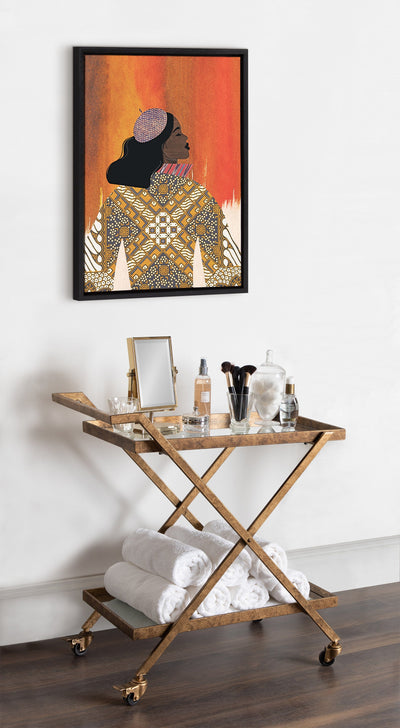Sylvie Girlie Girl Framed Canvas by kateandlaurel - product image 19 for Resin Society