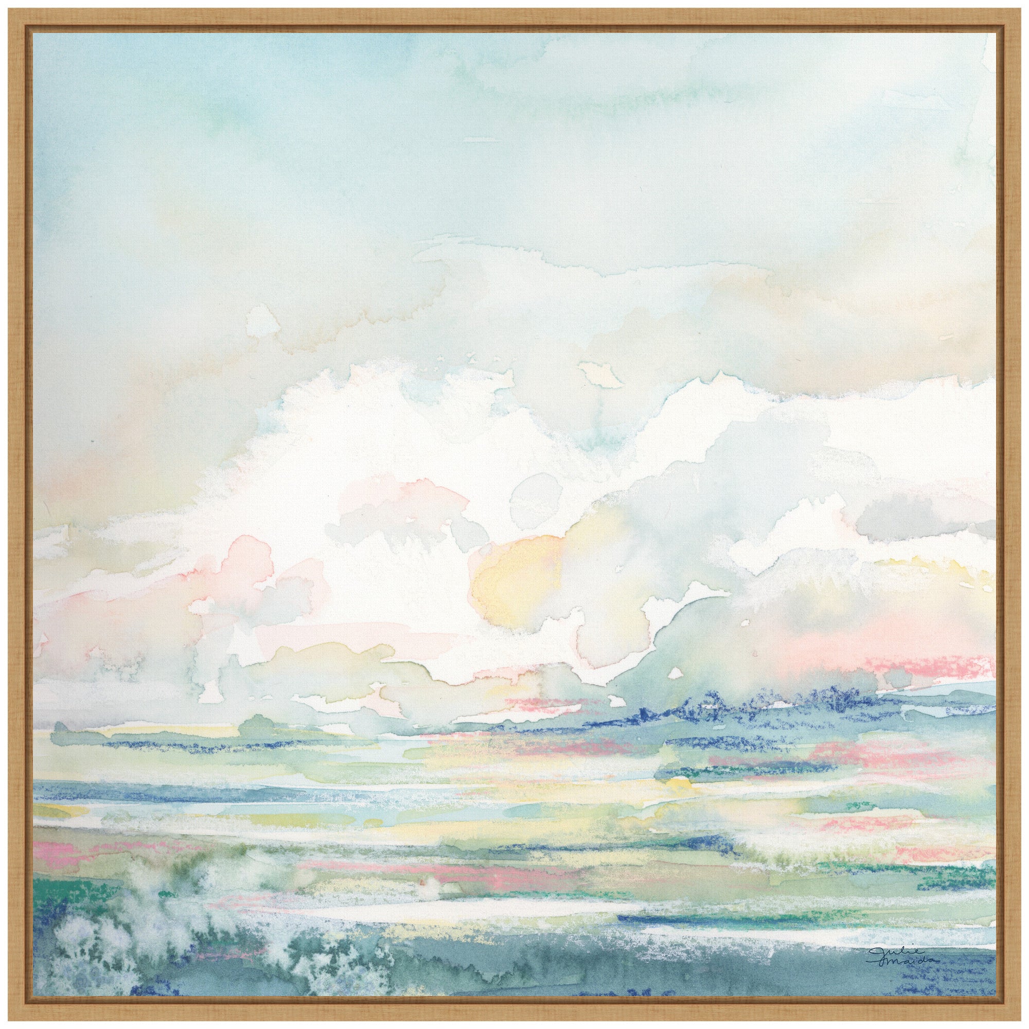 Sylvie Stillness Framed Canvas by Julie Maida