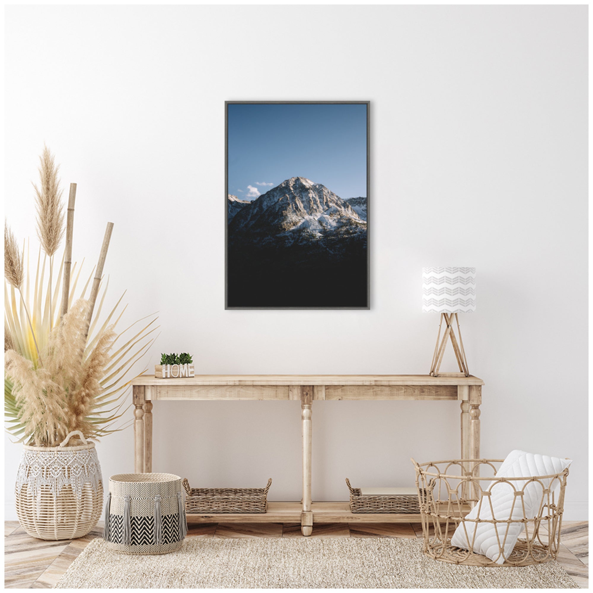 Sylvie Yosemite Mountain Landscape Framed Canvas by Patricia Hasz