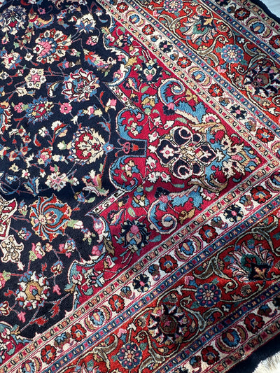 Persian Mashhad Hand Knotted Wool Area Rug 9’9” x 13’3” by Rugistan - product image 17 for Resin Society