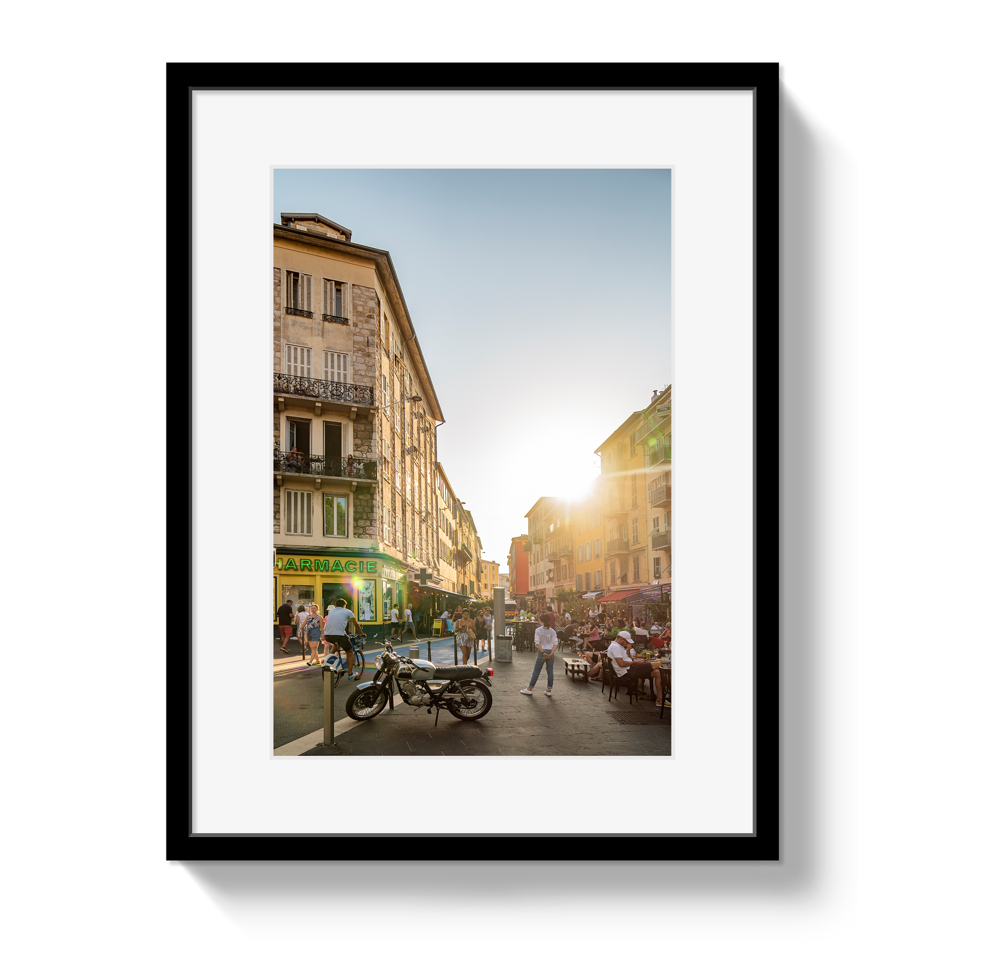 Sunset in Nice by Johnny Vacay - main product image for Resin Society