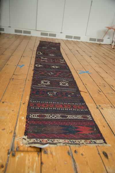 1.5x10.5 Antique Belouch Soumac Rug Runner by Old New House® - product image 7 for Resin Society