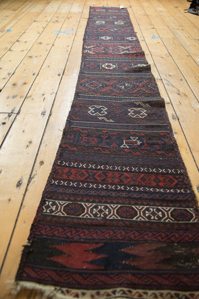 1.5x10.5 Antique Belouch Soumac Rug Runner by Old New House® - product image 10 for Resin Society