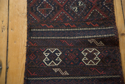 1.5x10.5 Antique Belouch Soumac Rug Runner by Old New House® - product image 11 for Resin Society