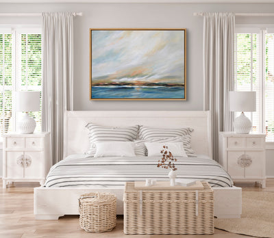 Sylvie Sunday Morning Framed Canvas by Mary Sparrow