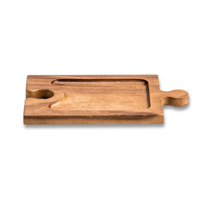 Puzzle Shaped Charcuterie / Wine Glass Holder Interlocking Board by Kalmar Home - product image 2 for Resin Society
