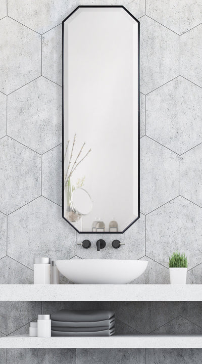 Rhodes Octagon Framed Wall Mirror by kateandlaurel - product image 18 for Resin Society