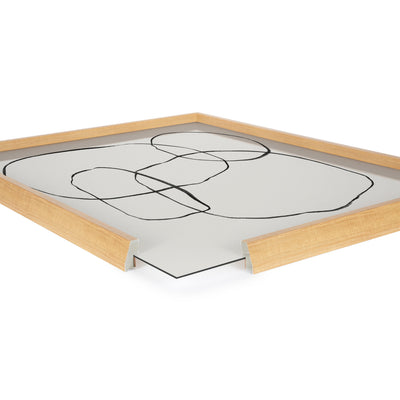 Blake 871 Modern Circles Framed Printed Glass by Teju Reval of by kateandlaurel - product image 12 for Resin Society