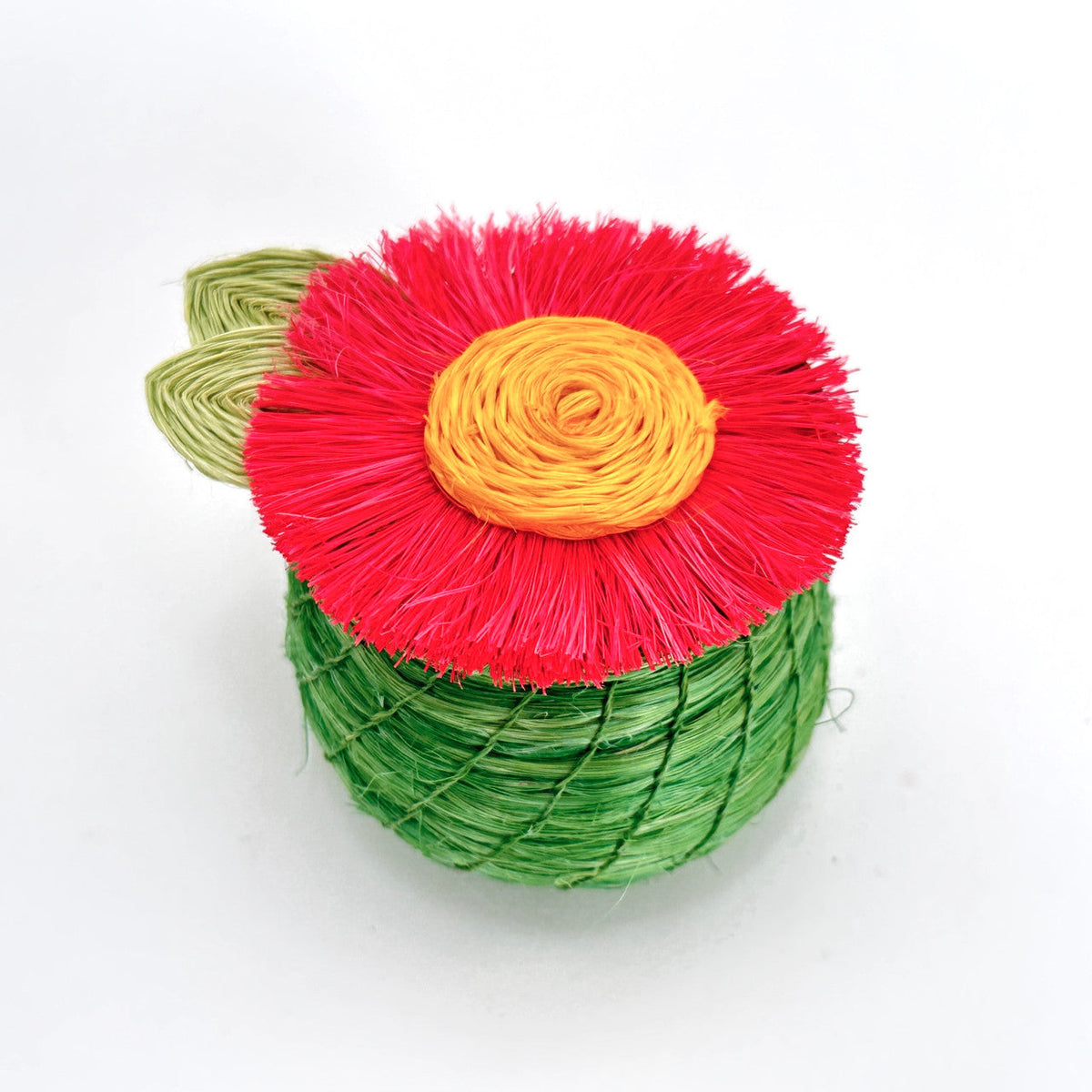 Pink Sunflower Tiny Basket by Mbare Ltd - main product image for Resin Society