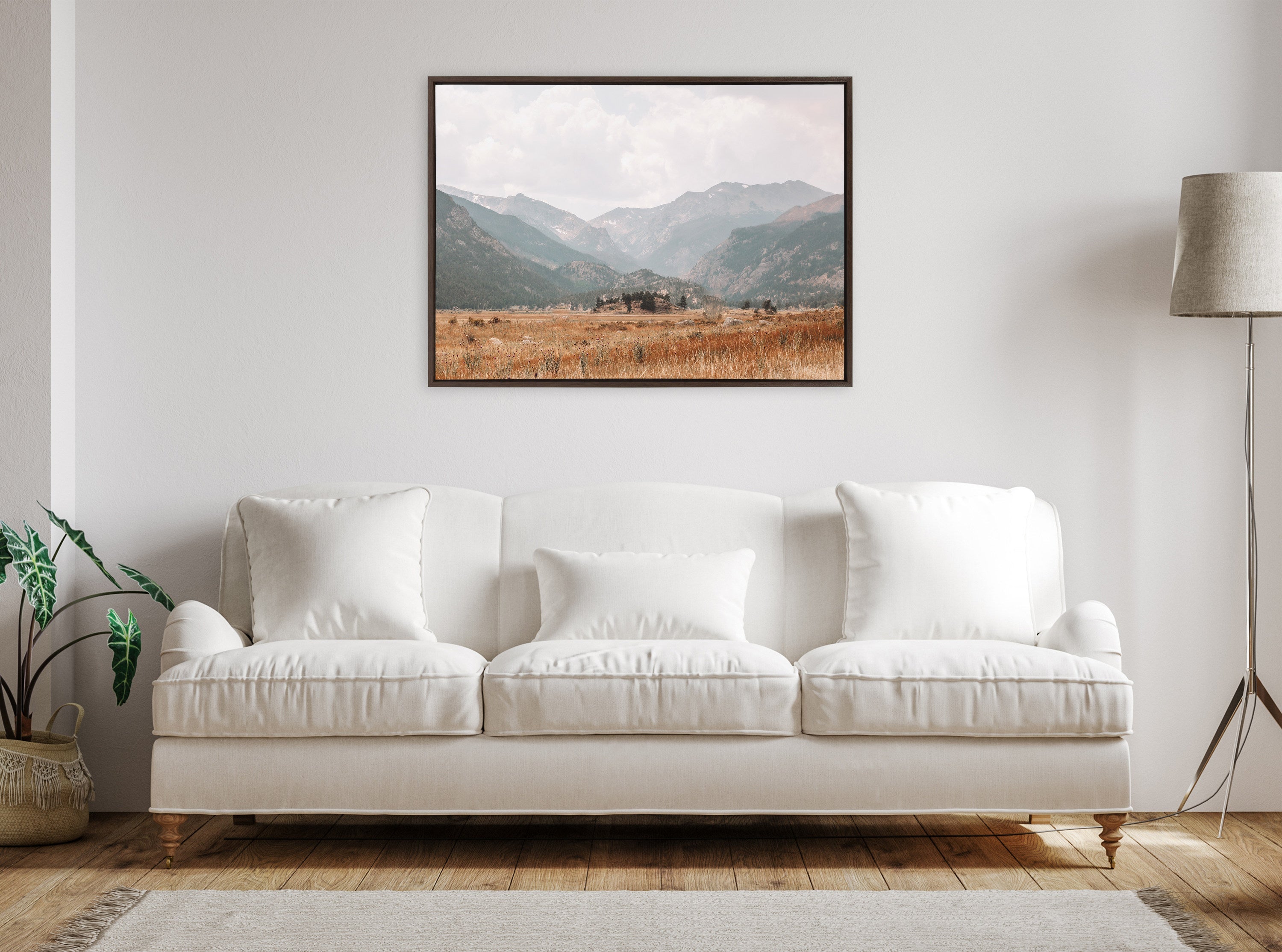 Sylvie AA Wanderings Framed Canvas by Alicia Abla