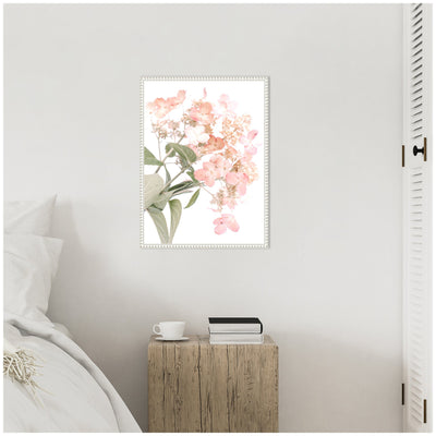 Sylvie Hydrangea Framed Canvas by Alicia Abla