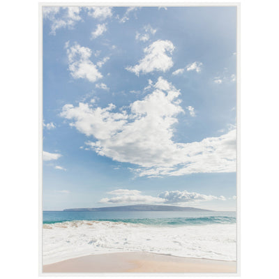 Sylvie Beach Framed Canvas by Alicia Abla