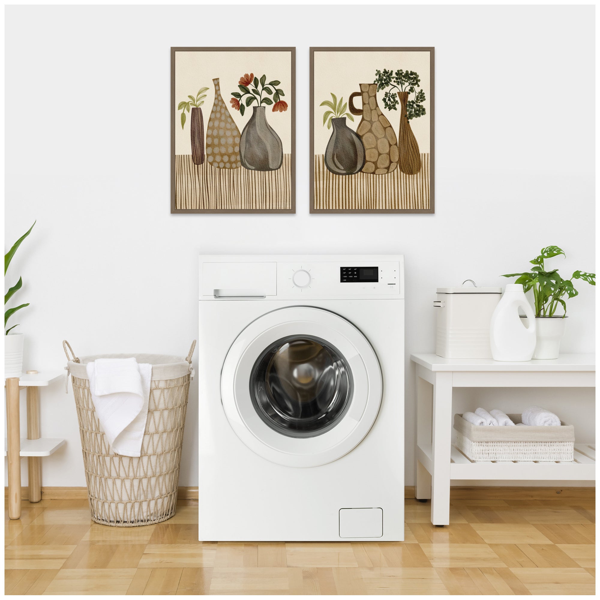 Rustic Still Life 2 Piece Framed Canvas Wall Art Set by Nikita Jariwala