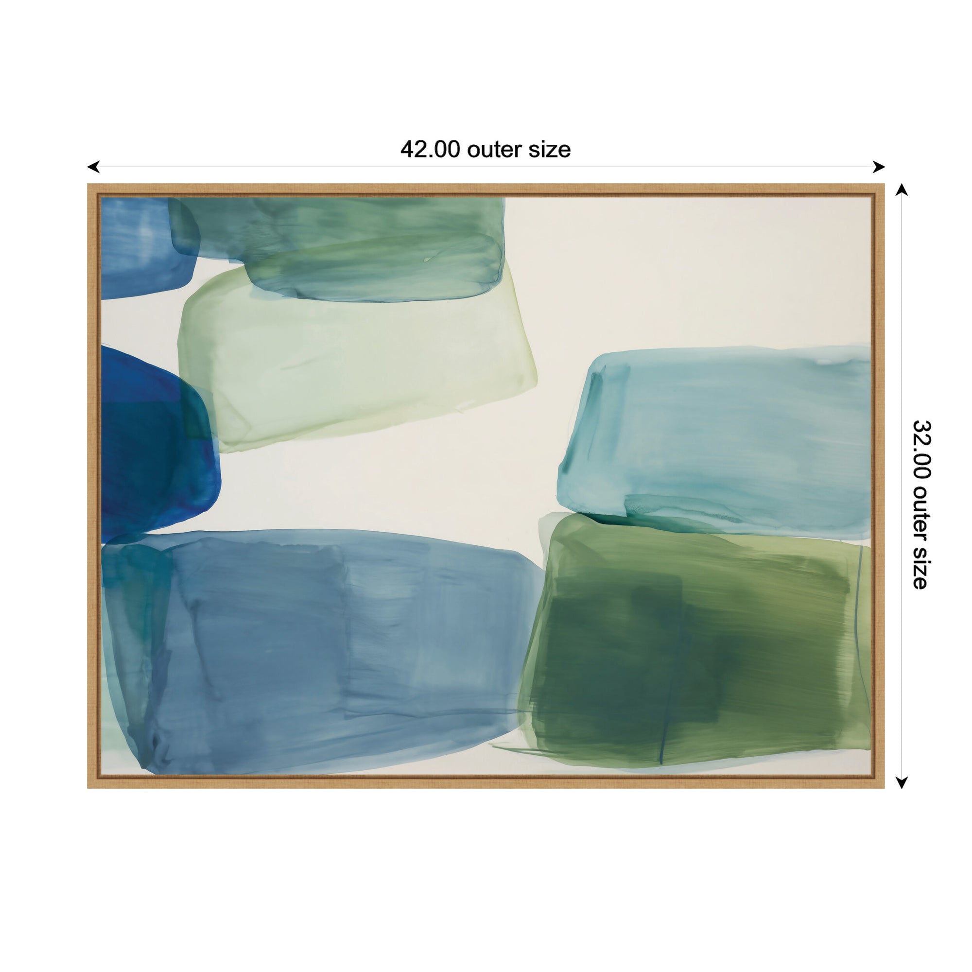 Coastal Calm No.
1 by Amy Lighthall Framed Canvas Wall Art Print