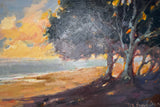 Forty Eight – plean air coastal landscape painting on board mounted on foam core by John Beard Collection