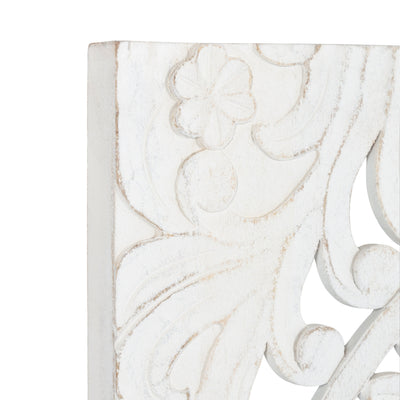 Saanvi Carved Wood Wall Art Set