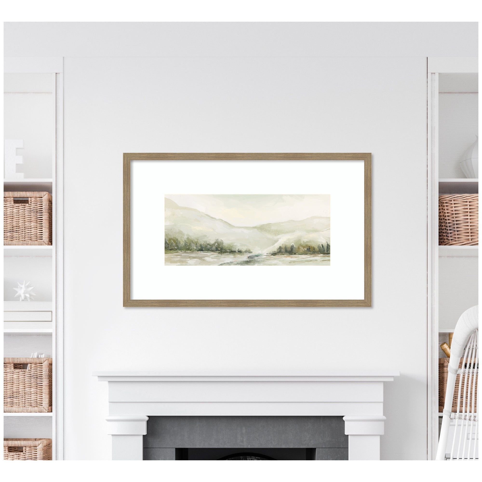 AQ Winter Landscape No.
6 by Annie Quigley Framed Wall Art Print