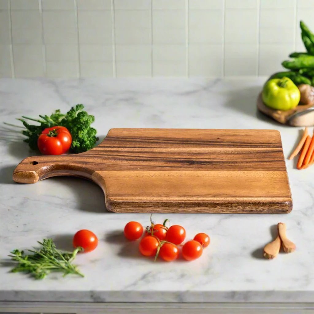Acacia Wood Cutting Board by Kalmar Home - main product image for Resin Society
