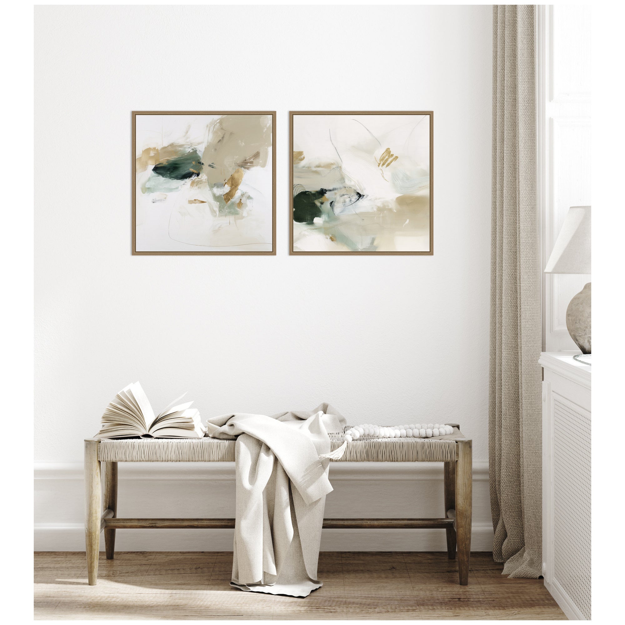 Field No.
1 & No.
2 2 Piece Framed Canvas Wall Art Set by Amy Lighthall