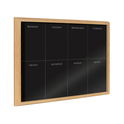 Blake This Week Black Framed Printed Glass by The Creative Bunch Studio by kateandlaurel - main product image for Resin Society