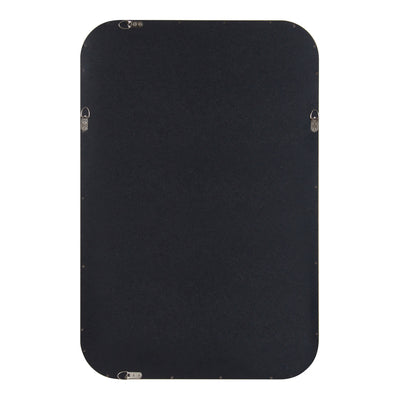 Hutton Wood Framed Radius Rectangle Mirror