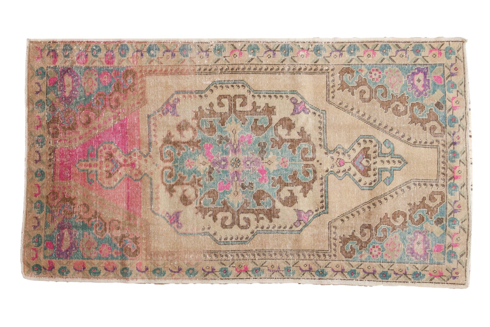 4x7.5 Vintage Distressed Oushak Rug by Old New House® - main product image for Resin Society