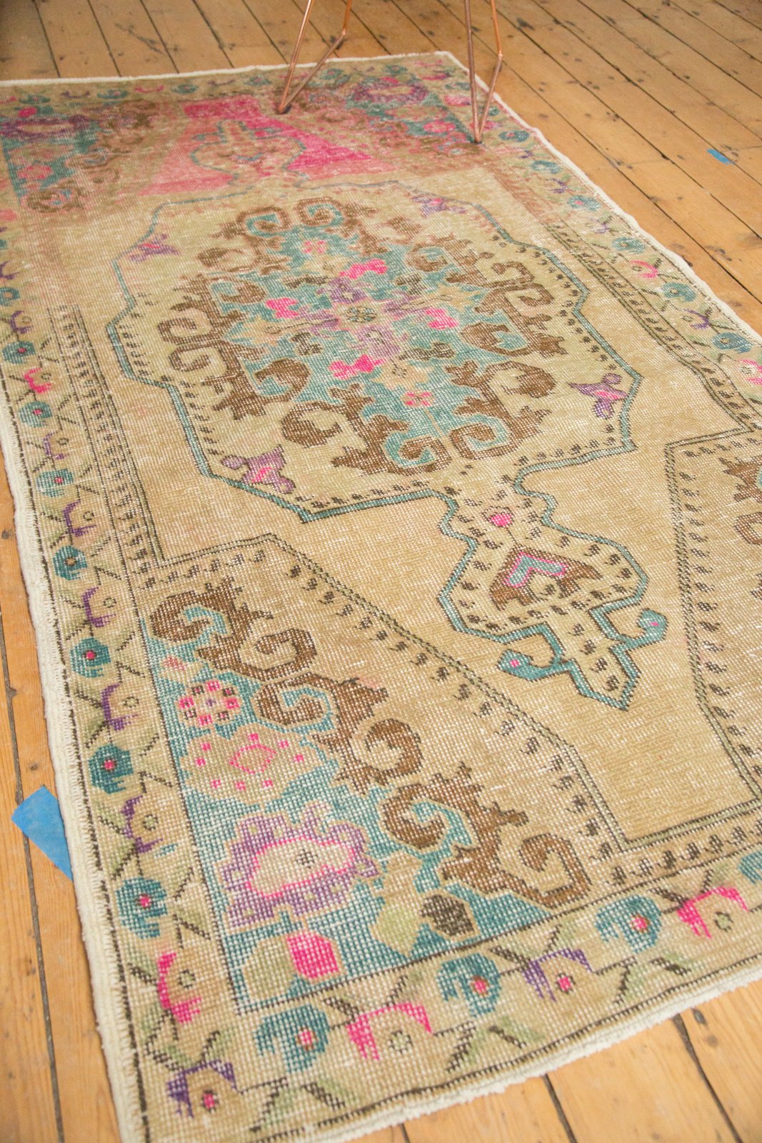 4x7.5 Vintage Distressed Oushak Rug by Old New House® - product image 8 for Resin Society