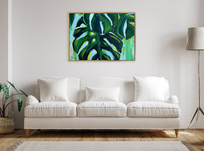 Sylvie Blank Framed Canvas 28x38 by kateandlaurel